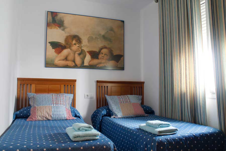 Dormitorio doble de Casa Palacio Las Palomas